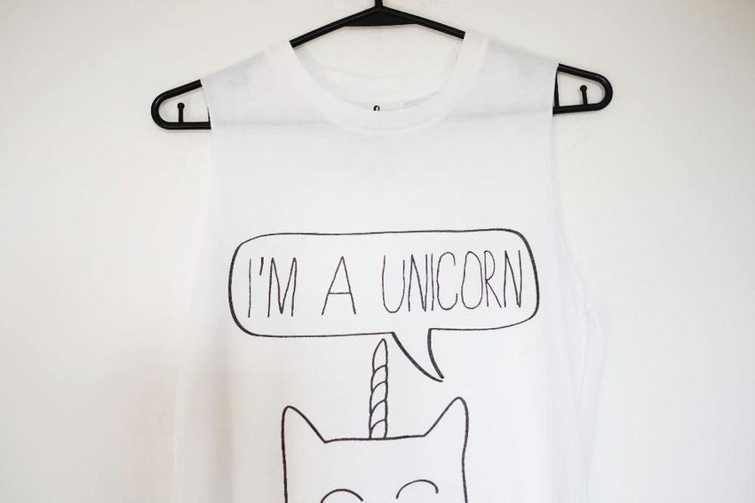 Bluzka koszulka jednorożec kot unicorn Atmosphere hit blog nowa