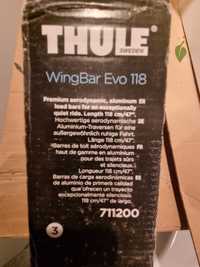 Thule wingbar evo 118 /rapid system 753