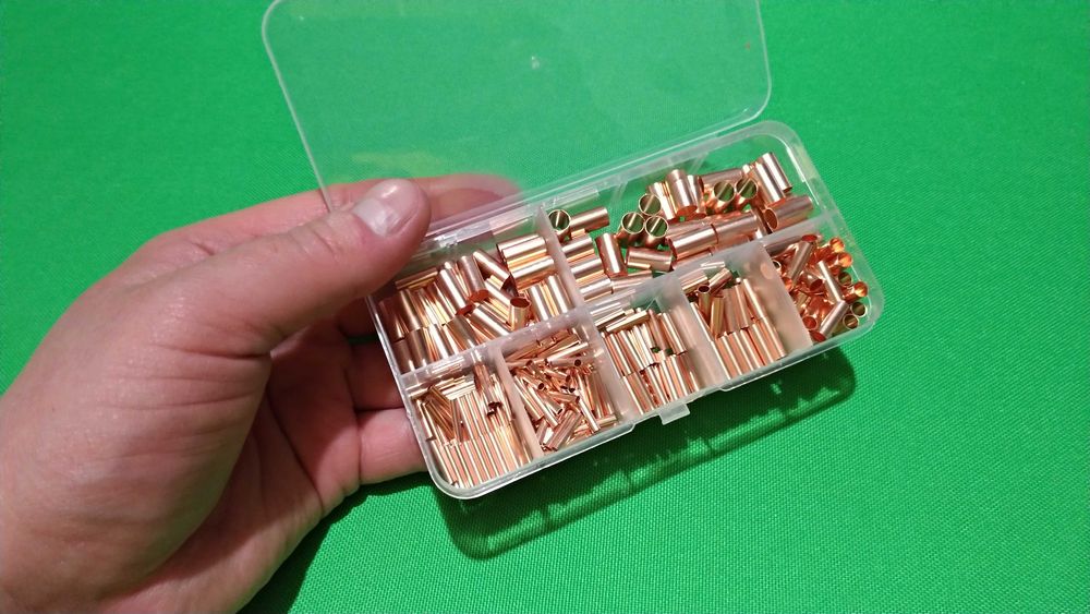 Набор клемм наконечников для провода наконечник кольцевой трубчатый