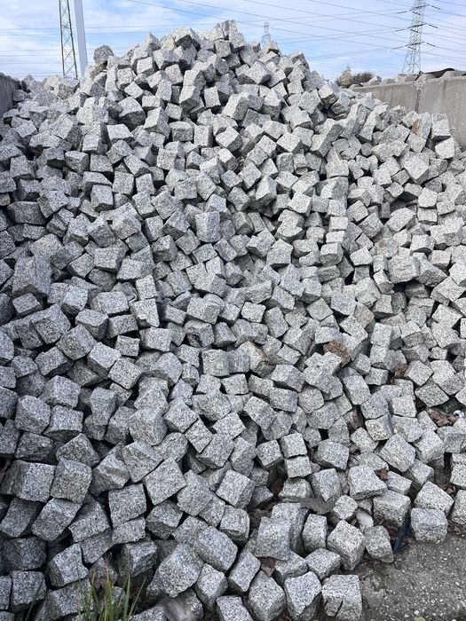 Kostka granitowa szara NOWA 10/8 kamień kostka bruk