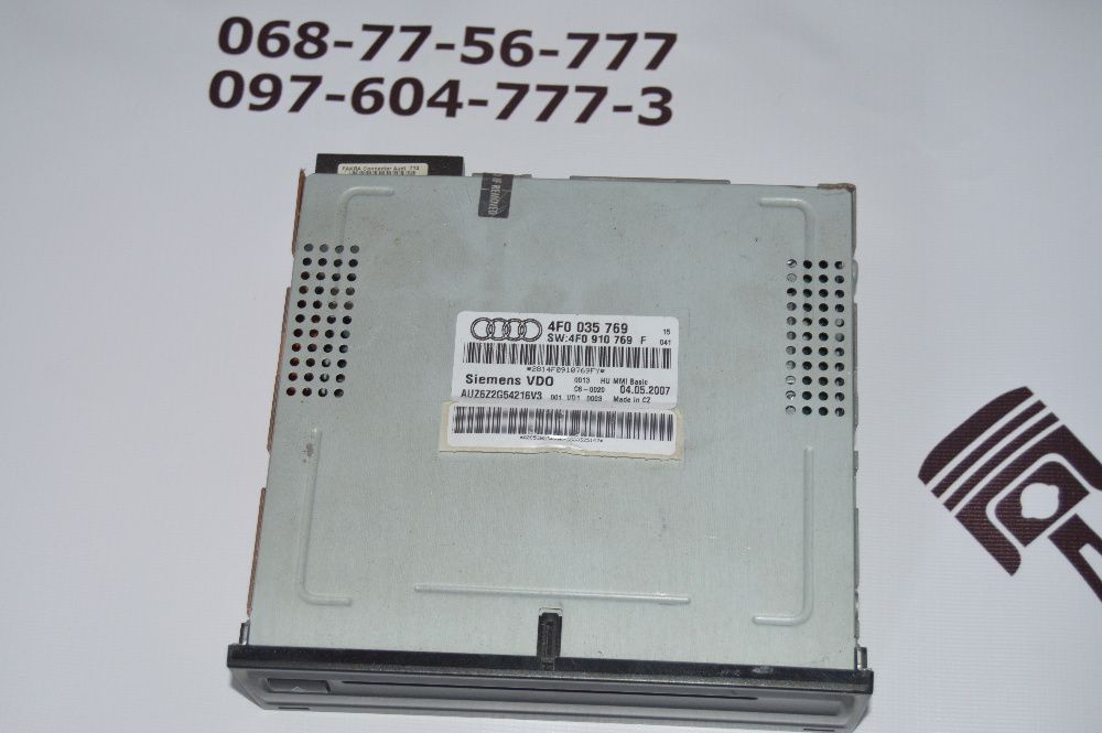 CD Changer A6 C6 СД Ченжер 4E0035111 Player 4f0035769 Audi А6 С6