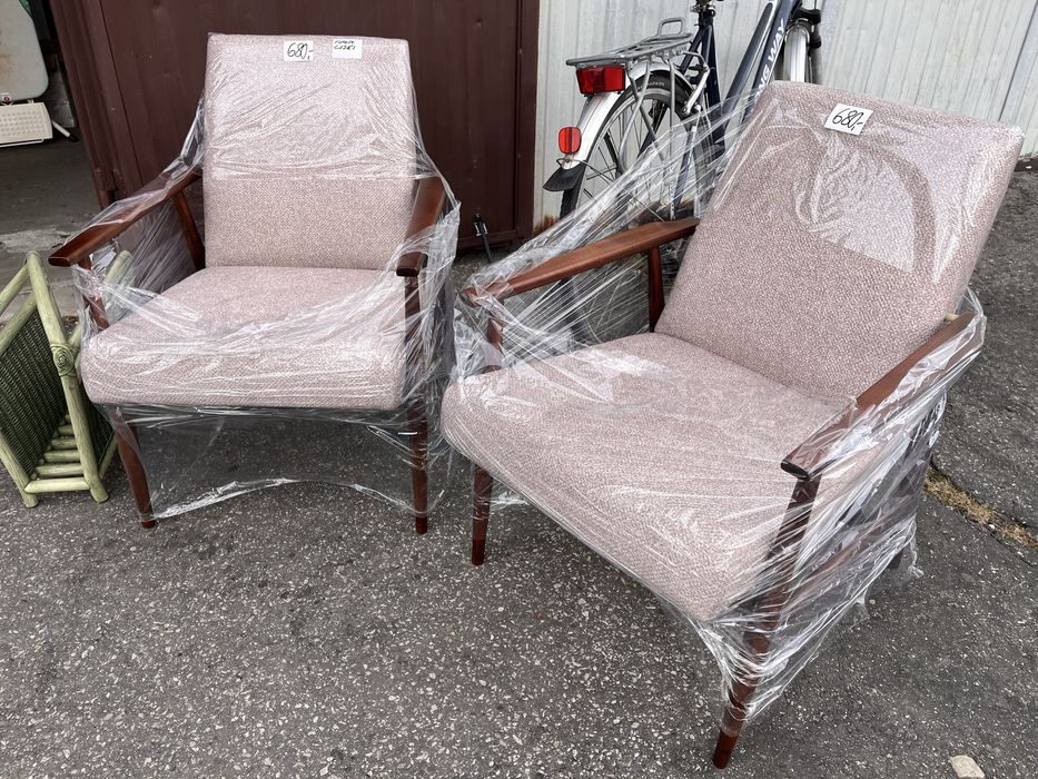 Fotele LISKI po renowacji jak nowe ! PRL