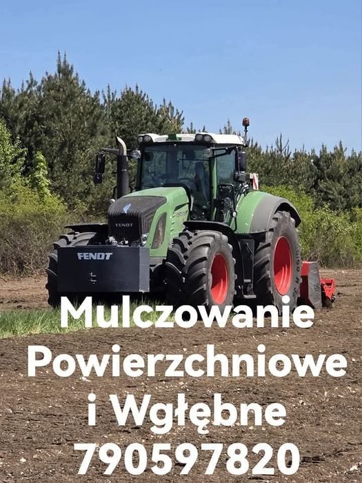 Mulczowanie Wycinka drzew Frezowanie Karczowanie Mulczer Wgłębny Leśny