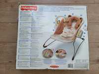 Leżaczek Fisher Price biĵące serduszko jak nowy