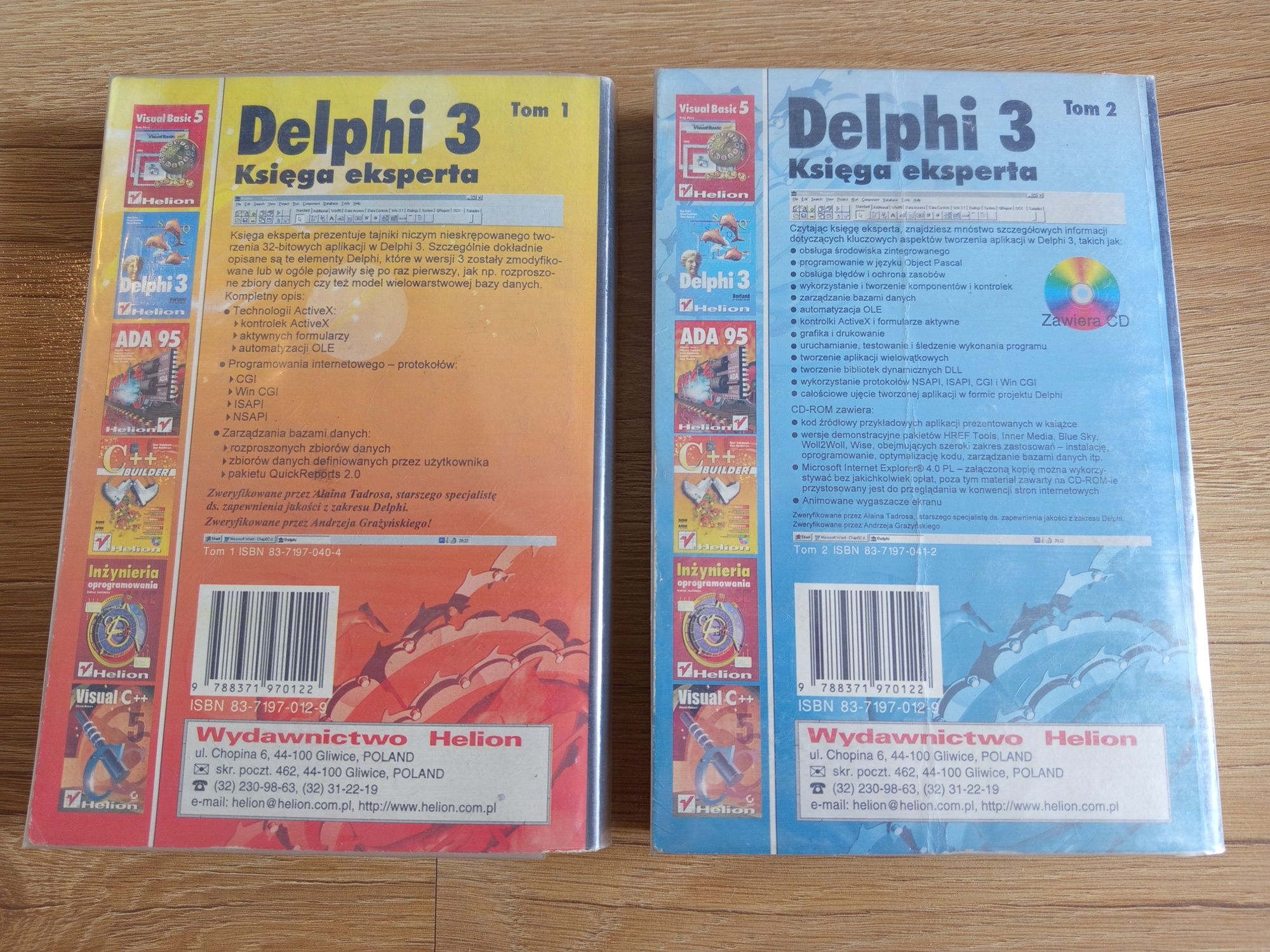 Książki Delphi 3 Księga eksperta tom 1 i 2 T. Miller D. Powell