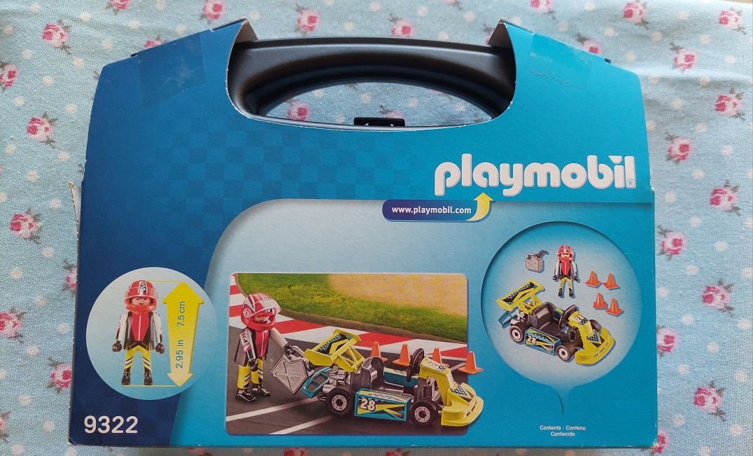 Playmobil Action Mala Go-KArt Racer - 9322 NOVO