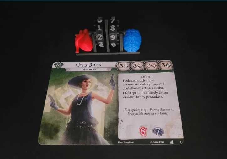 Obrotowy licznik życia i traum psychicznych | Horror w Arkham LCG