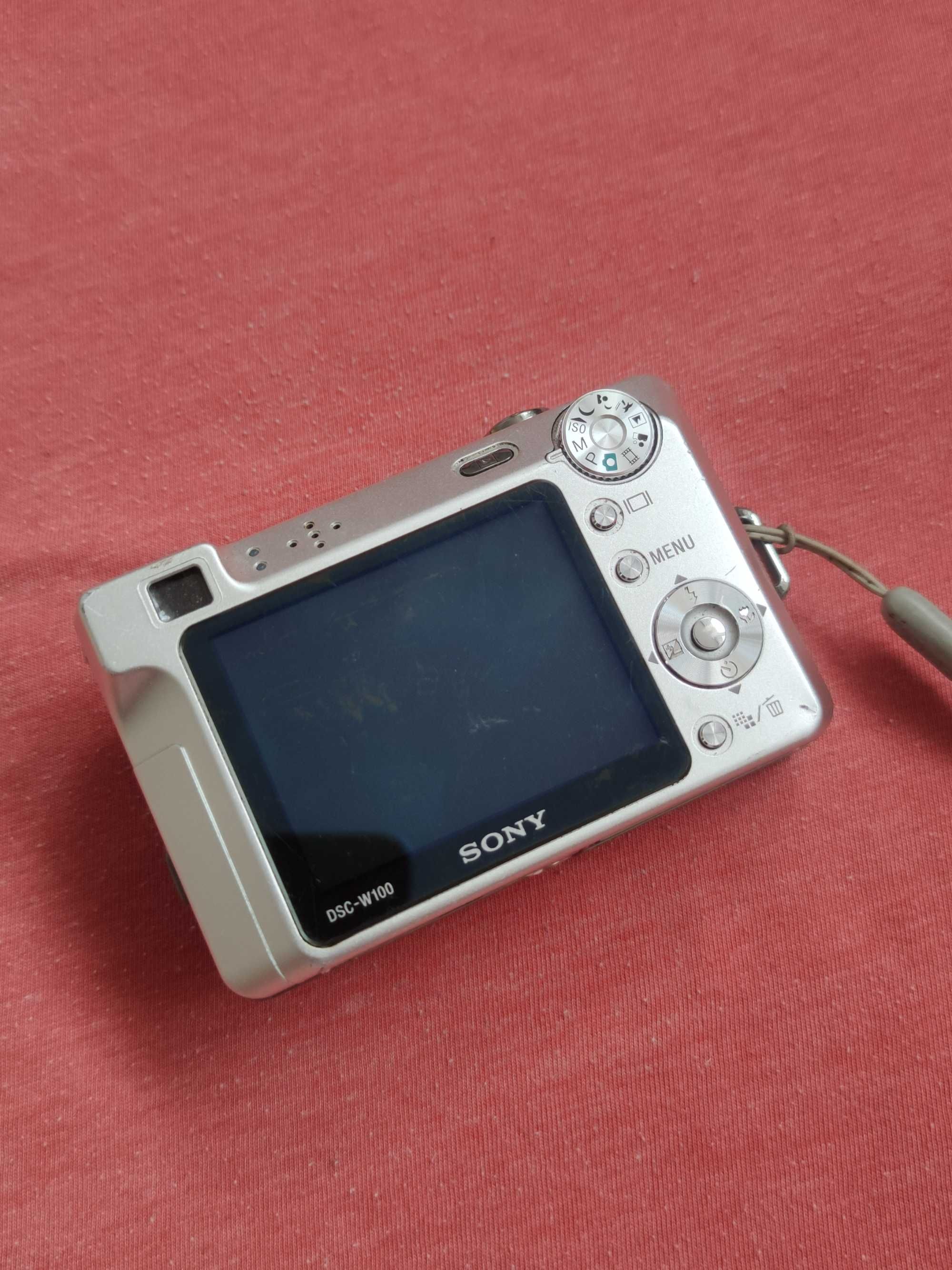 Sony DSC-W100 aparat cyfrowy Cyber-Shot NP-BG1 retro photo