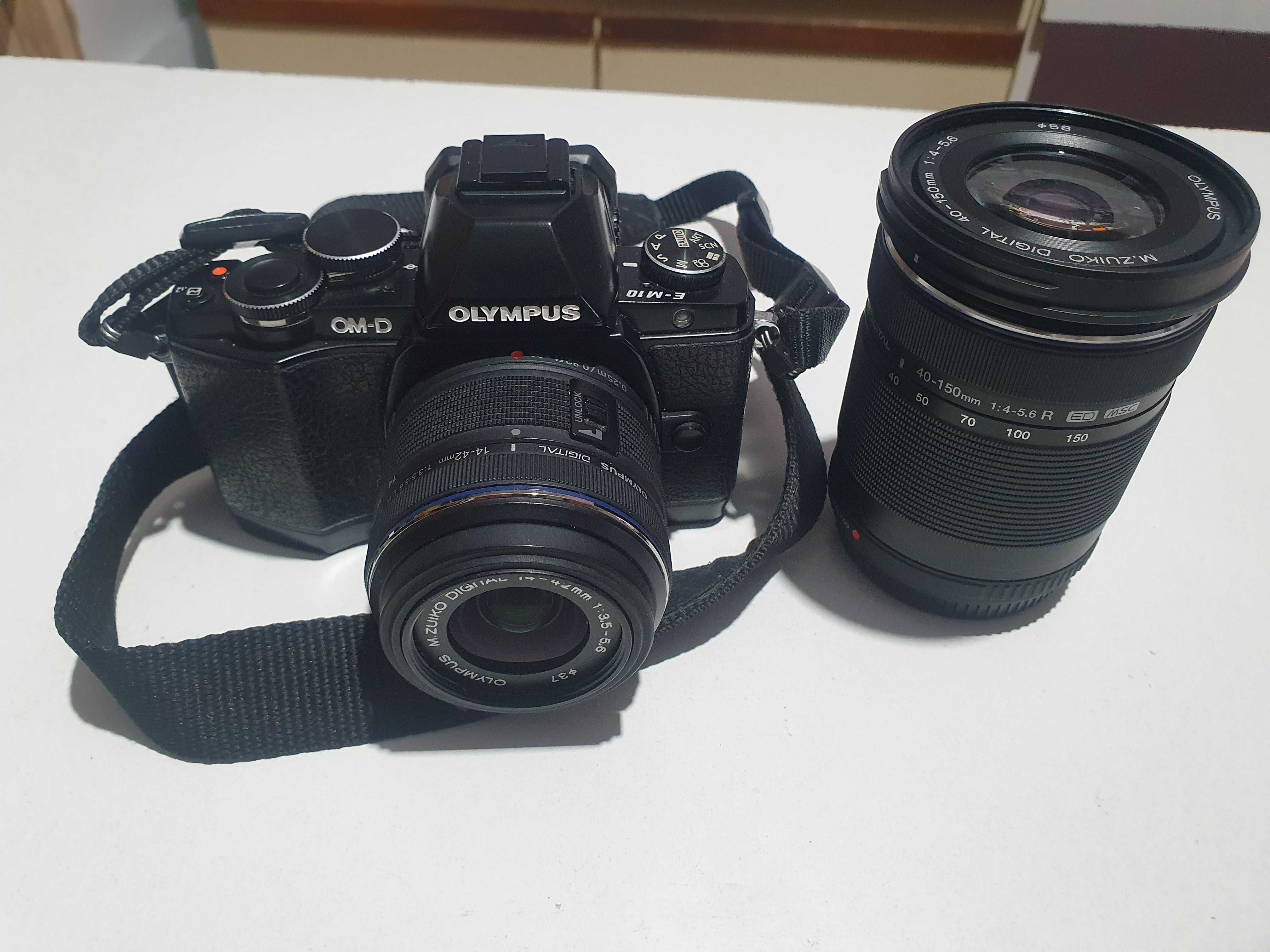 Olympus e m10 Mark II com duas Obejctivas14x42 + 40x150