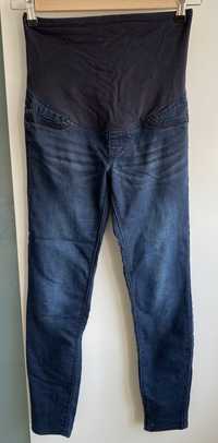Jeansy spodnie ciążowe H&m 34 super skinny