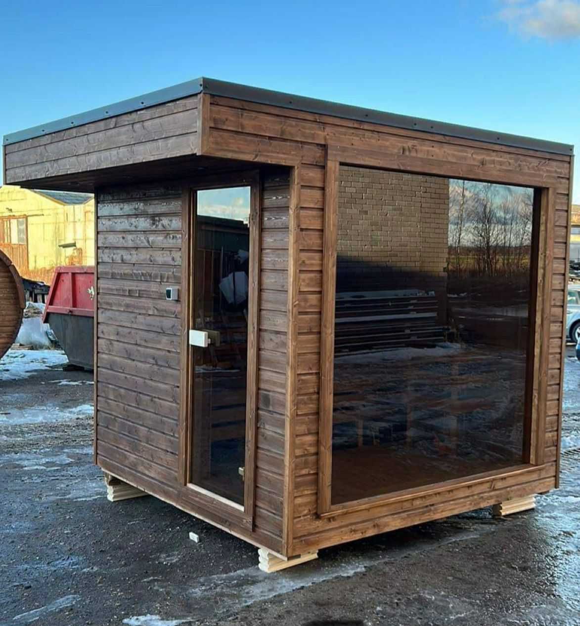 Sauna Ogrodowa 300 cm Spa Balia Jacuzzi Spa Basen Led
