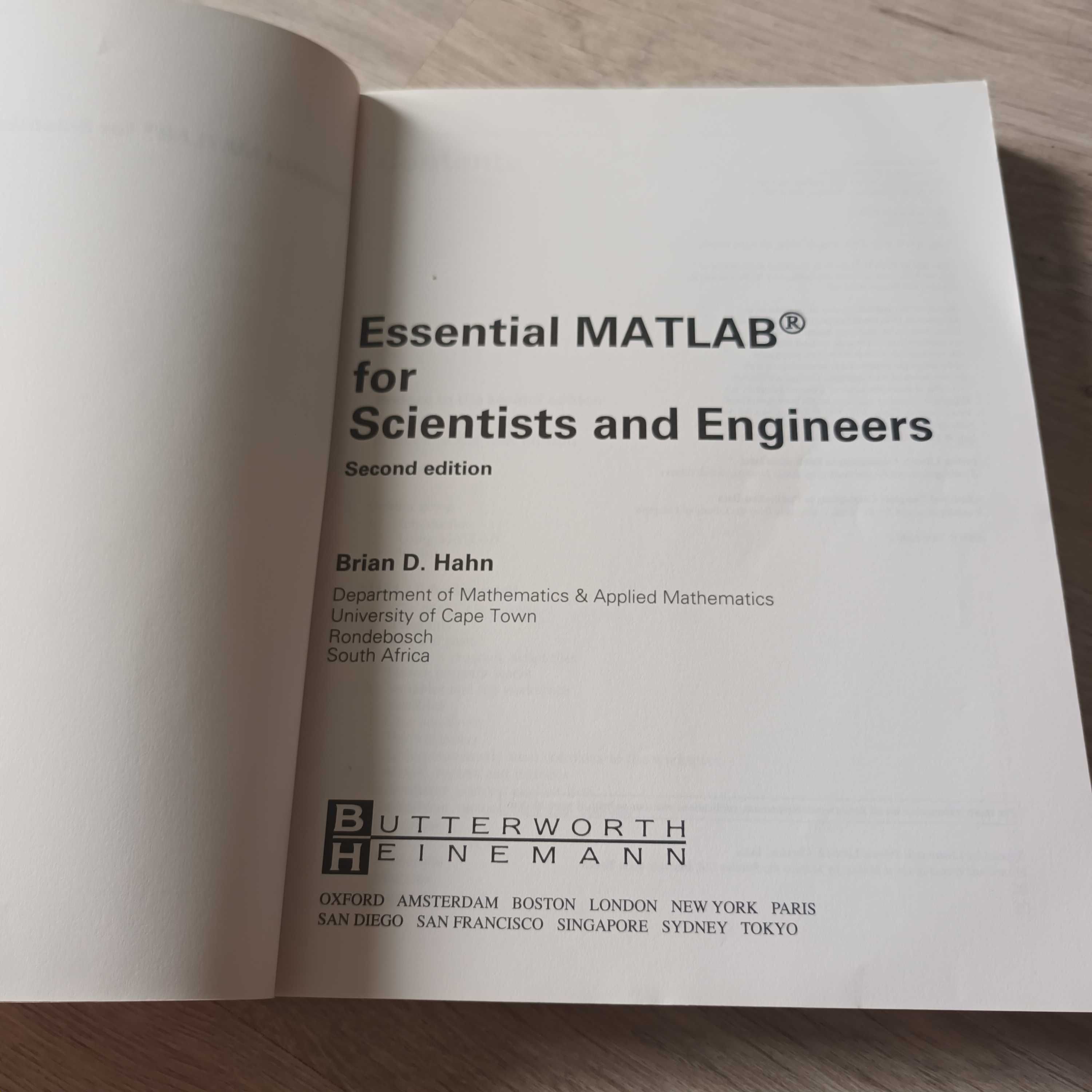 Essential Matlab for Scientists and Engineers - Brian Hahn