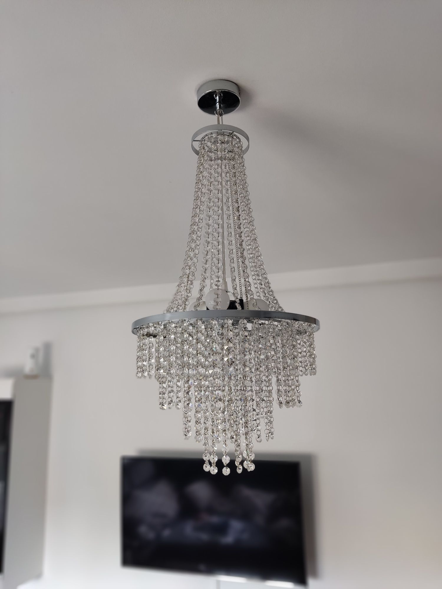 Lampa wisząca kryształy