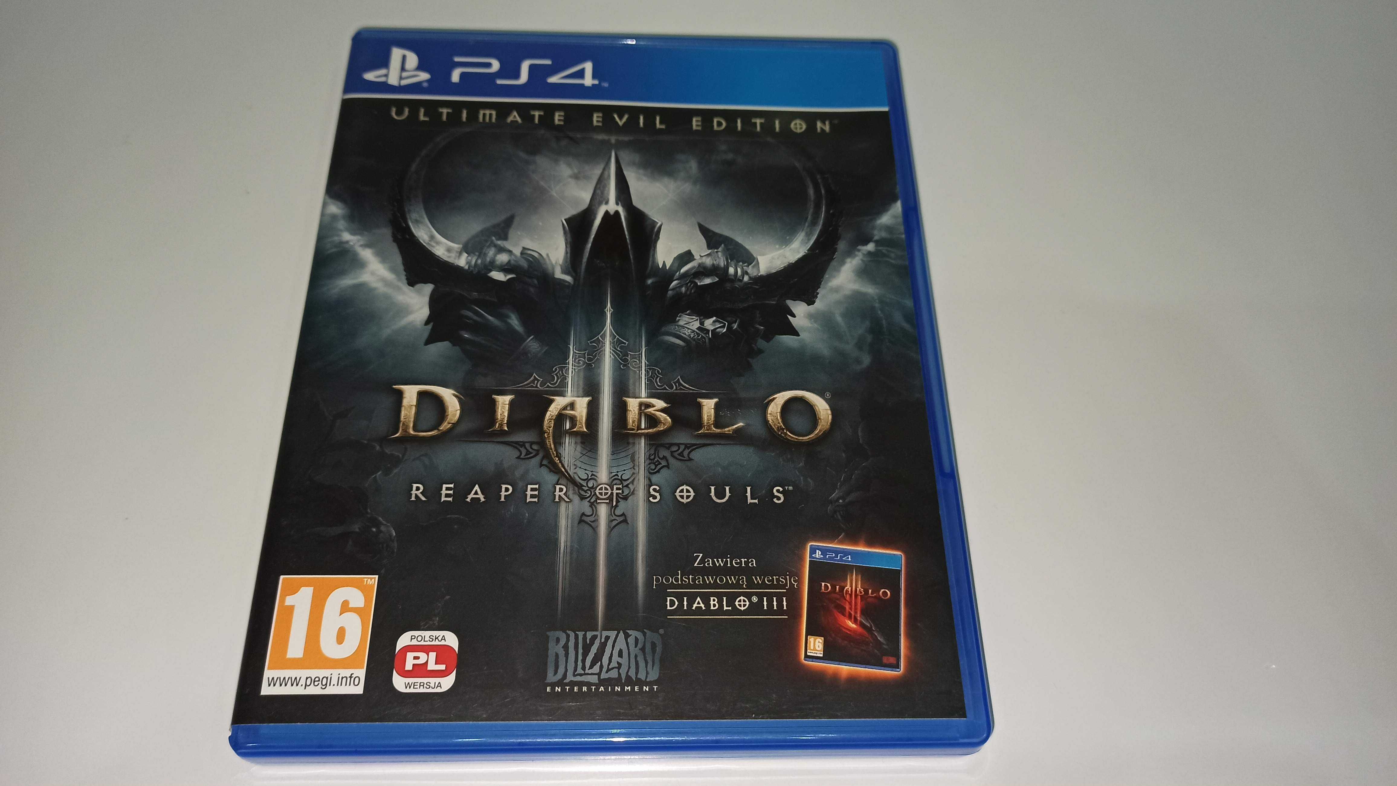 ps4 DIABLO III 3 REAPER OF SOULS PL postacie mówią po polsku