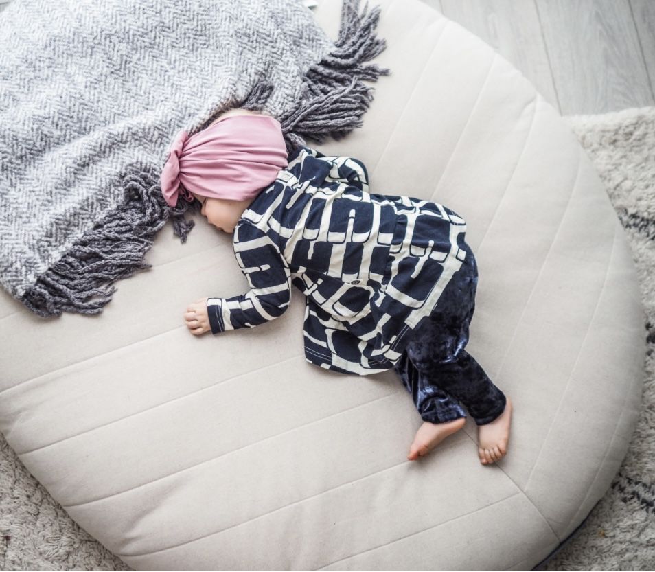 Ikea DIHULT pufa liść salon pokój dziecięcy taras