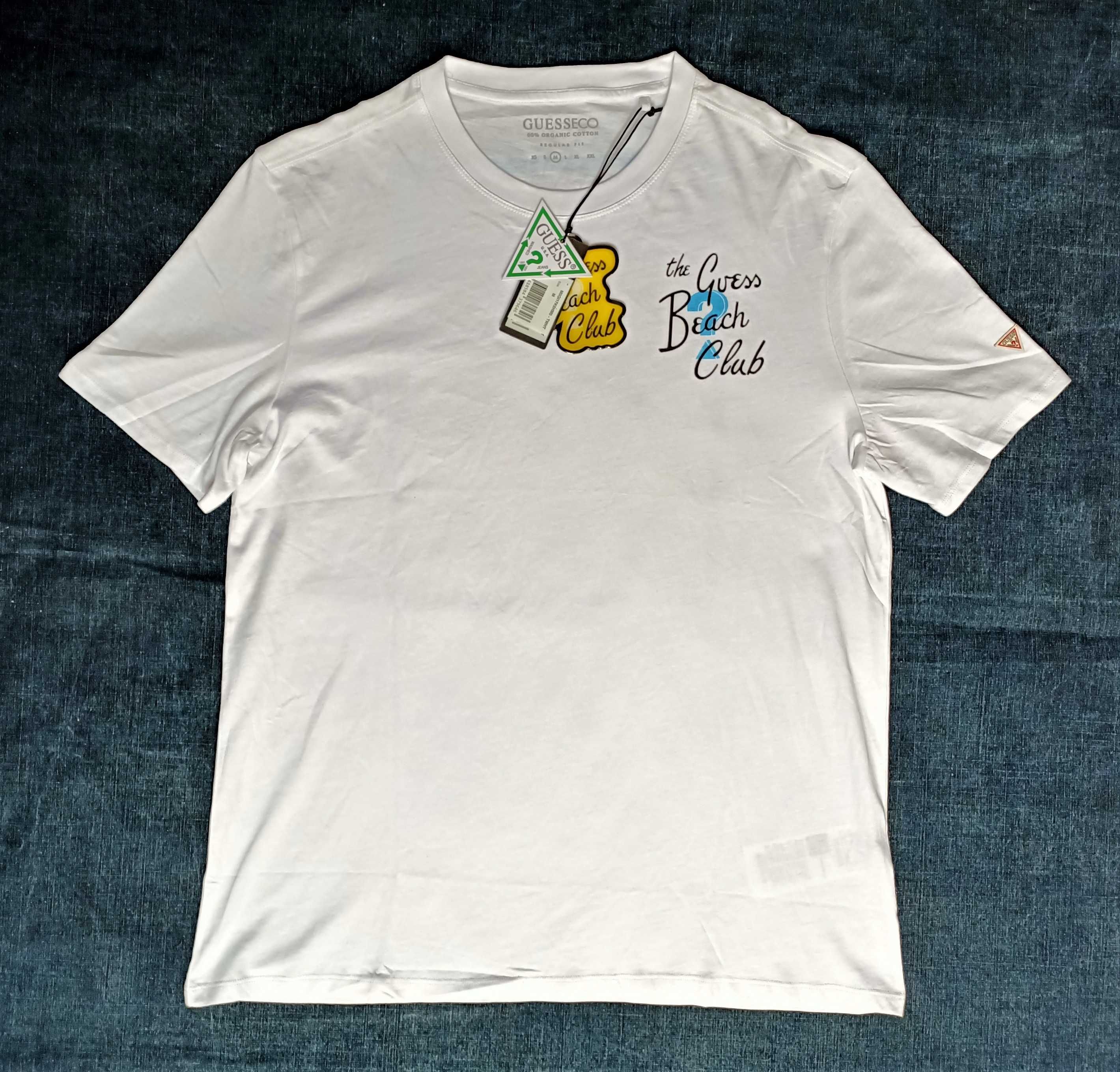 T-shirt GUESS ECO Organic Cotton, rozmiar M - nowy, oryginał