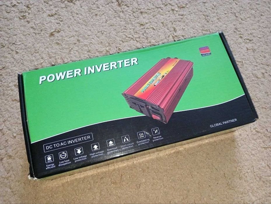 Перетворювач напруги інвертор з V-TEK 3000W 12-220V
