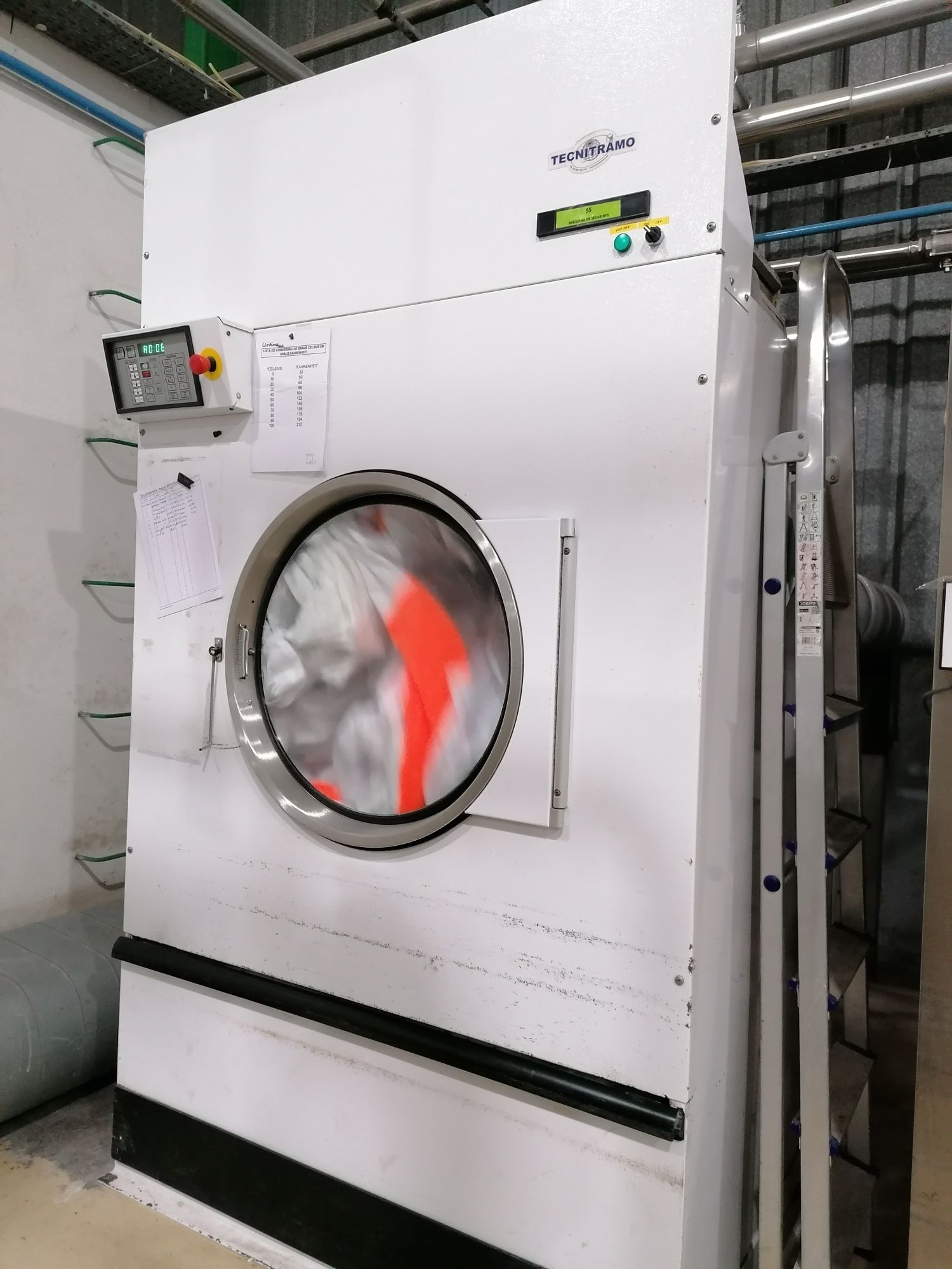 Máquina de secar 55kg Mais instalação Tecnitramo Portugal