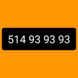 Złoty numer 514.93.93.93