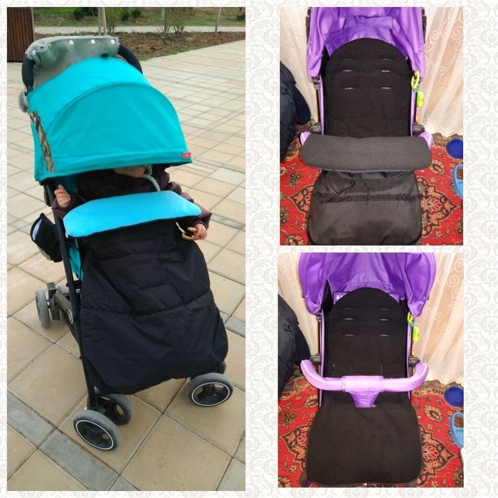 Конверт чехол на коляску на флисе муфта мешок футмуф накидка чохол