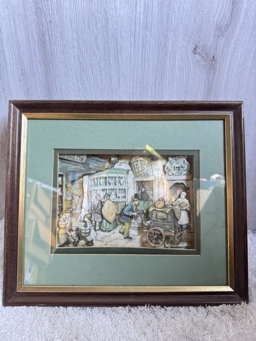 Obraz 3D Anton Pieck Vintage 1966r.