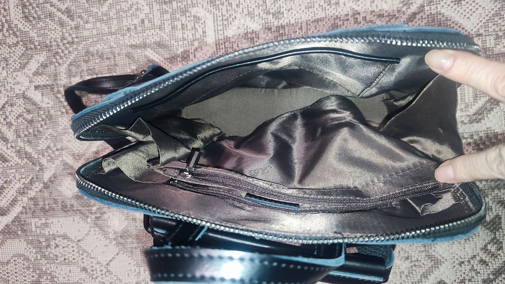 Рюкзак - сумка шкіряний