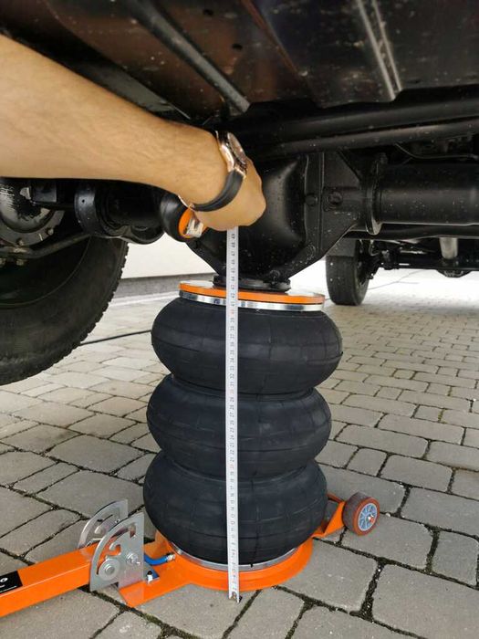 Домкрат пневматиний 6 тон, підкатний M80135, жаба, подушка