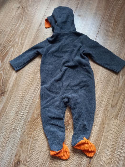 Pajac kombinezon pingwin- rozmiar 68/74