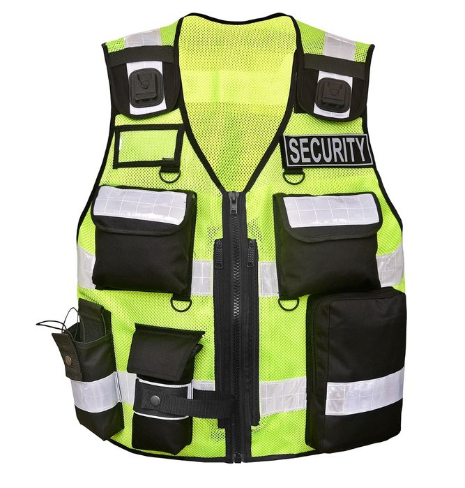 Мужской жилет безопасности – регулируемый многофункциональный сигнальн