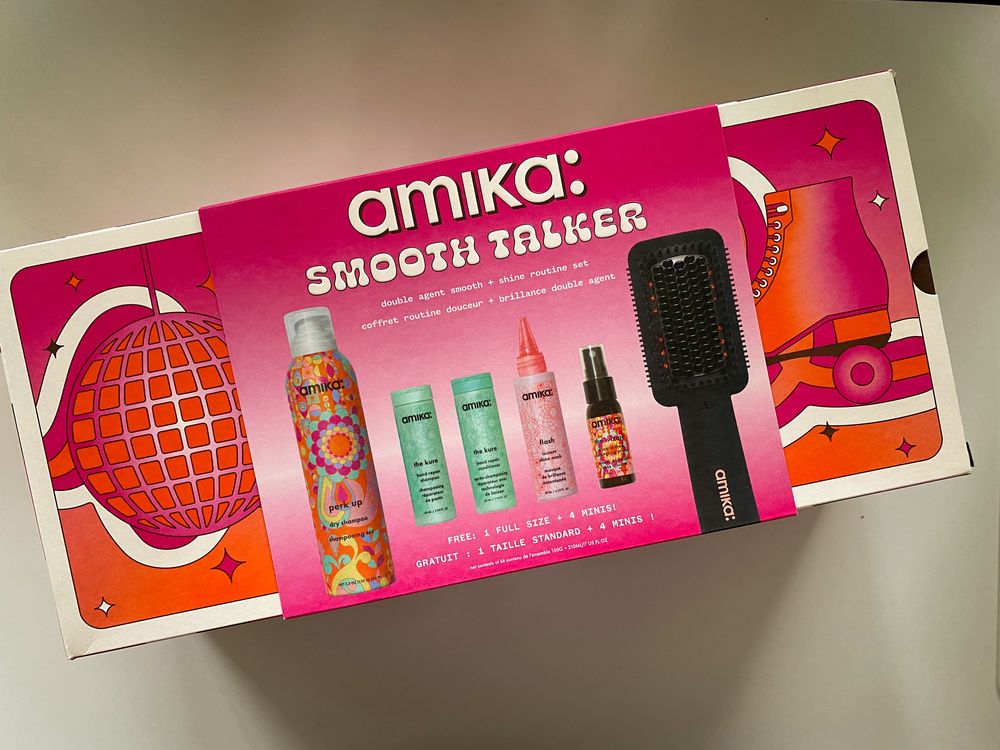 Amika Smooth Talker Set — випрямляч та фен 2 в 1, гаряча щітка