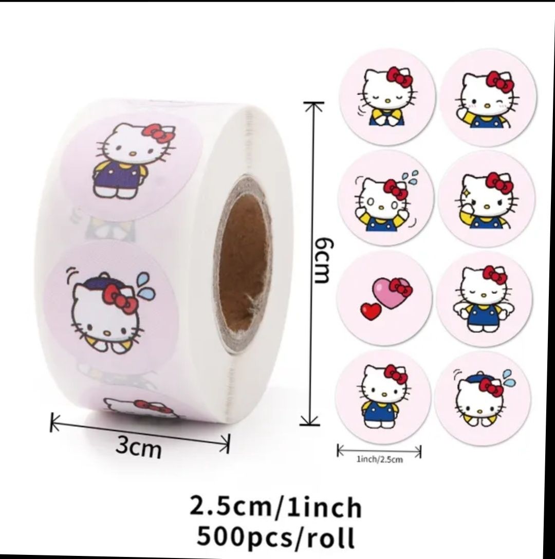 Naklejki Hello Kitty 500szt