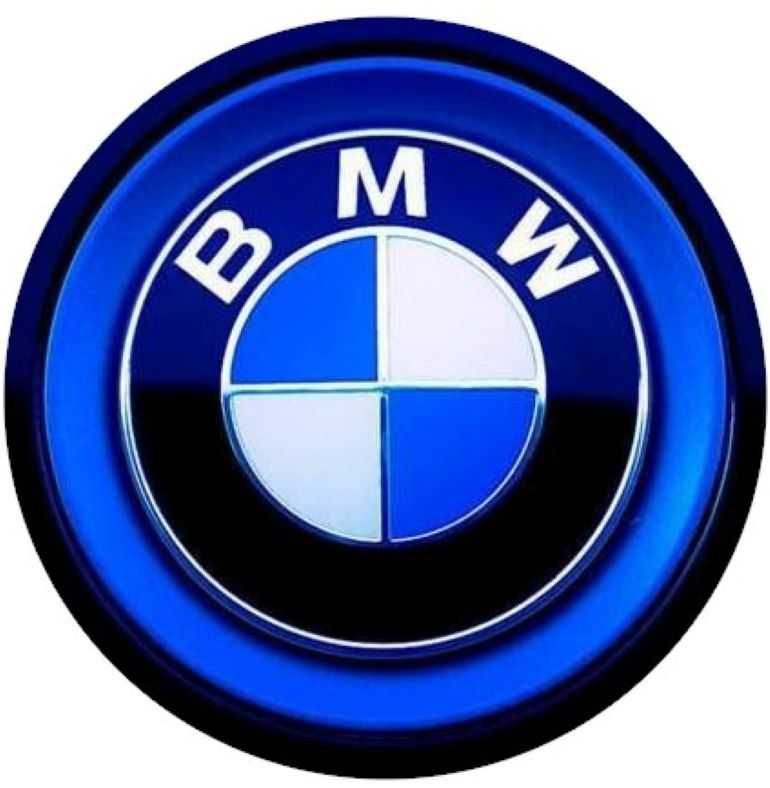 Opłatek na tort BMW Auto Samochód Logo Tekst