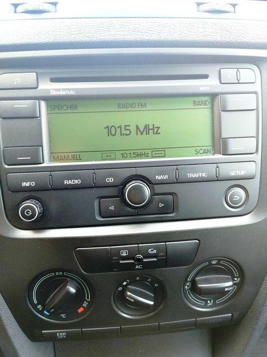 Магнітола CD, МР3, радіо АМ/FM, Skoda Oktavia ІІ (A5,2007), 1Z0035191A