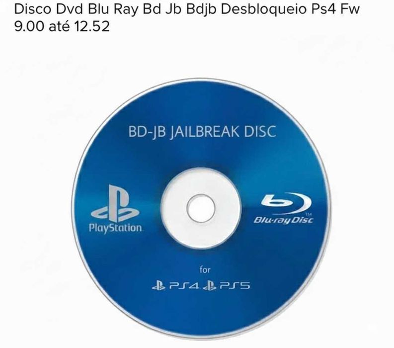 Ps4 CD BD-JB Para desbloqueio ps4 9.00-12.55 blu Ray goldhen jailbreak