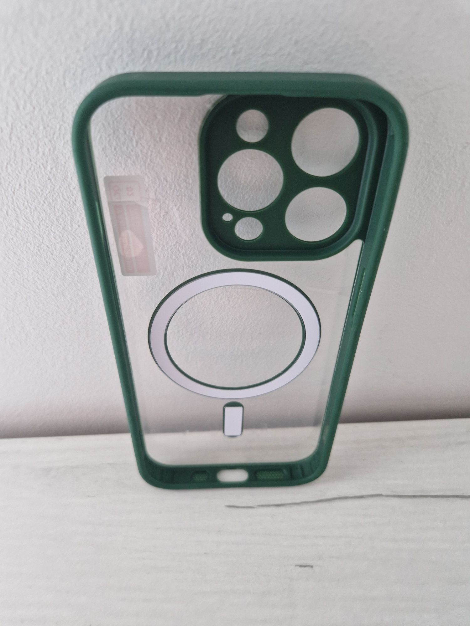 Acrylic Color Magsafe Case do Iphone 15 Pro zielony