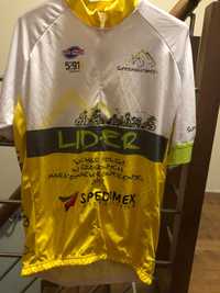 Żółta Koszulka lidera kolarska rowerowa