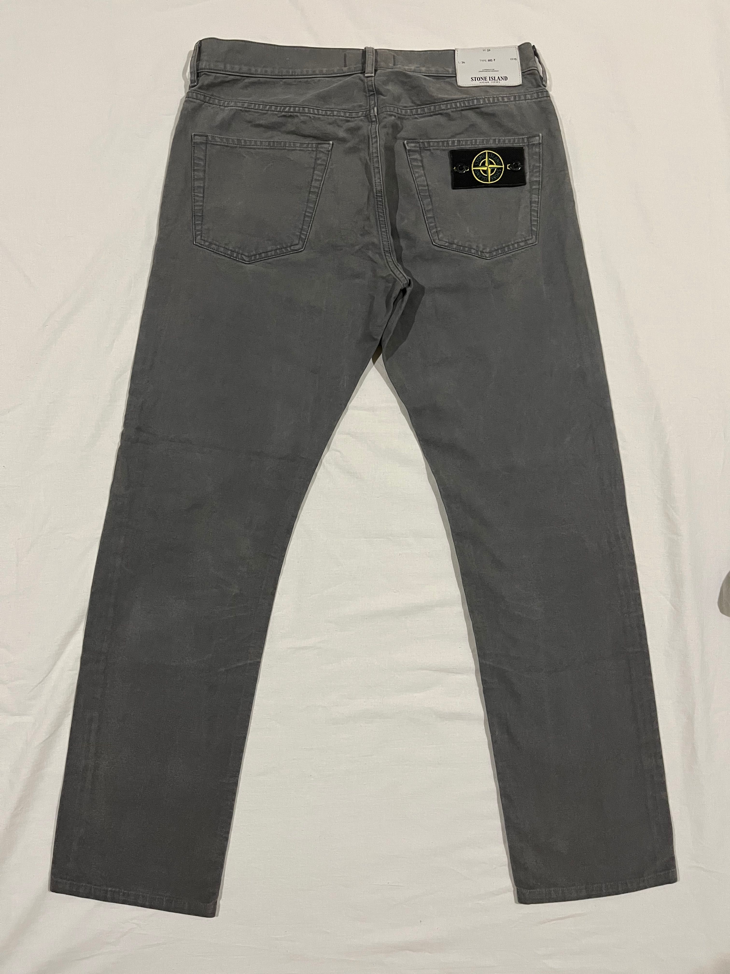 Джинси-штани stone island . M розмір . Сірі