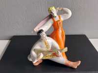 Figurka ceramiczna "Taniec z bałałajką" Połonne Sygnowane