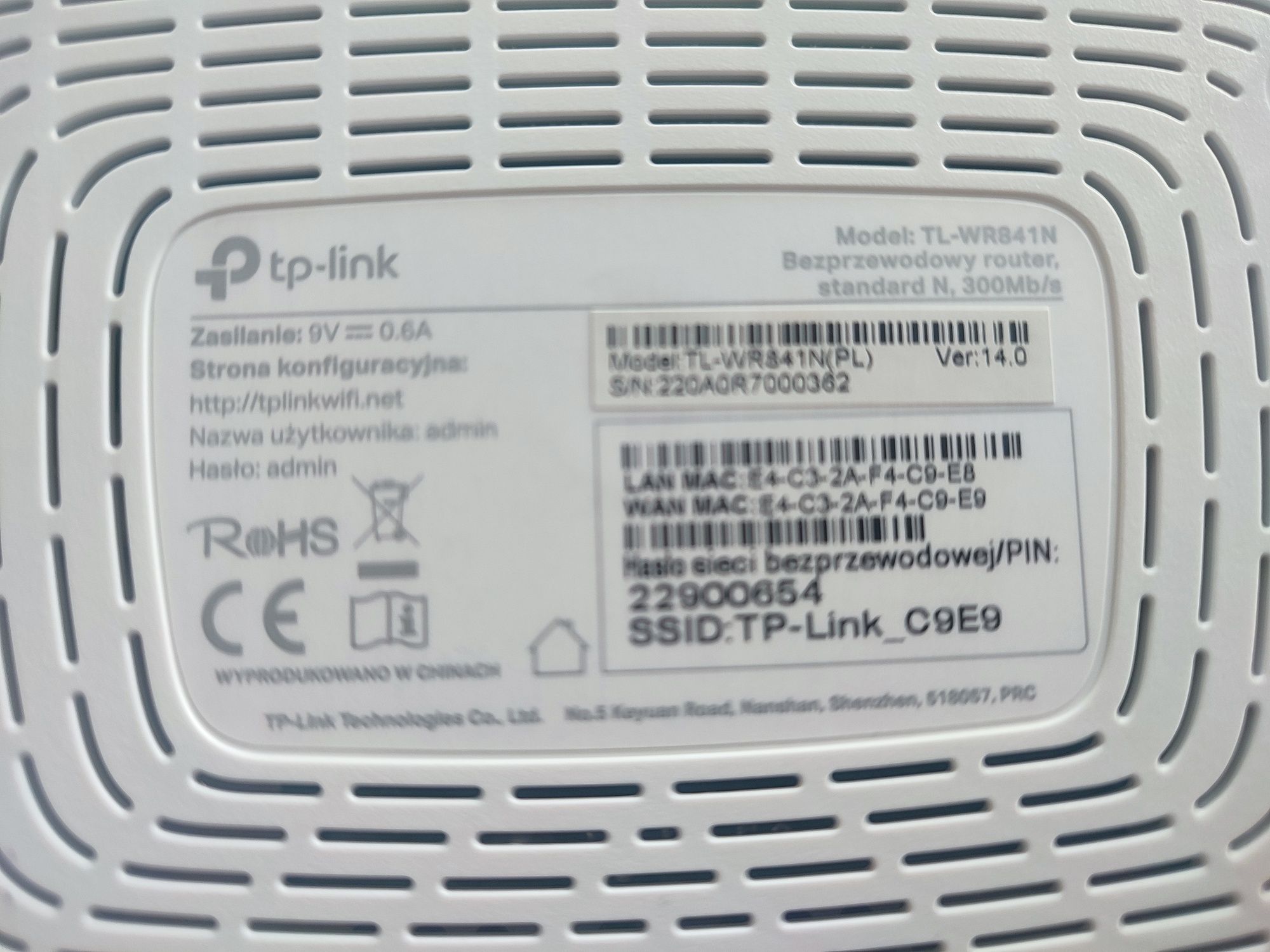 Router bezprzewodowy TP-LINK