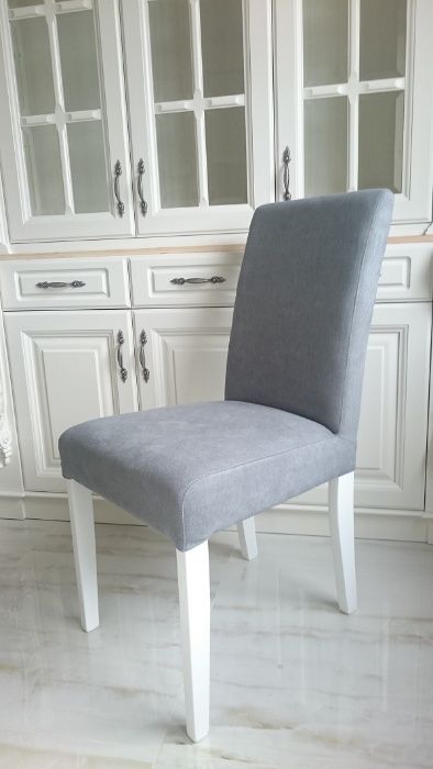 Krzesło  nowoczesne tapicerowane białe wygodne nowe PRODUCENT