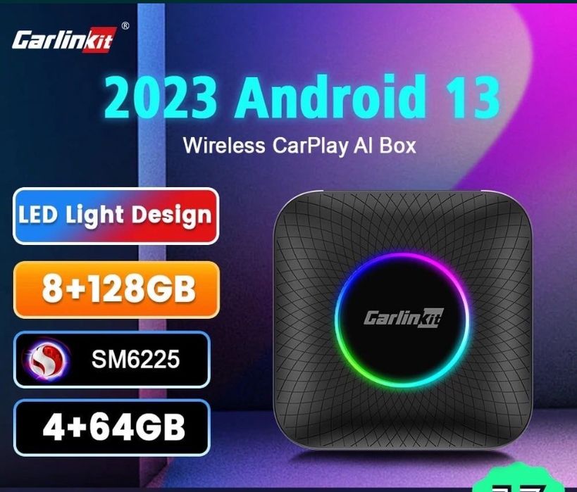 Адаптер Carlinkit  New 8 gb/128-Carplay/Android auto /Yotube