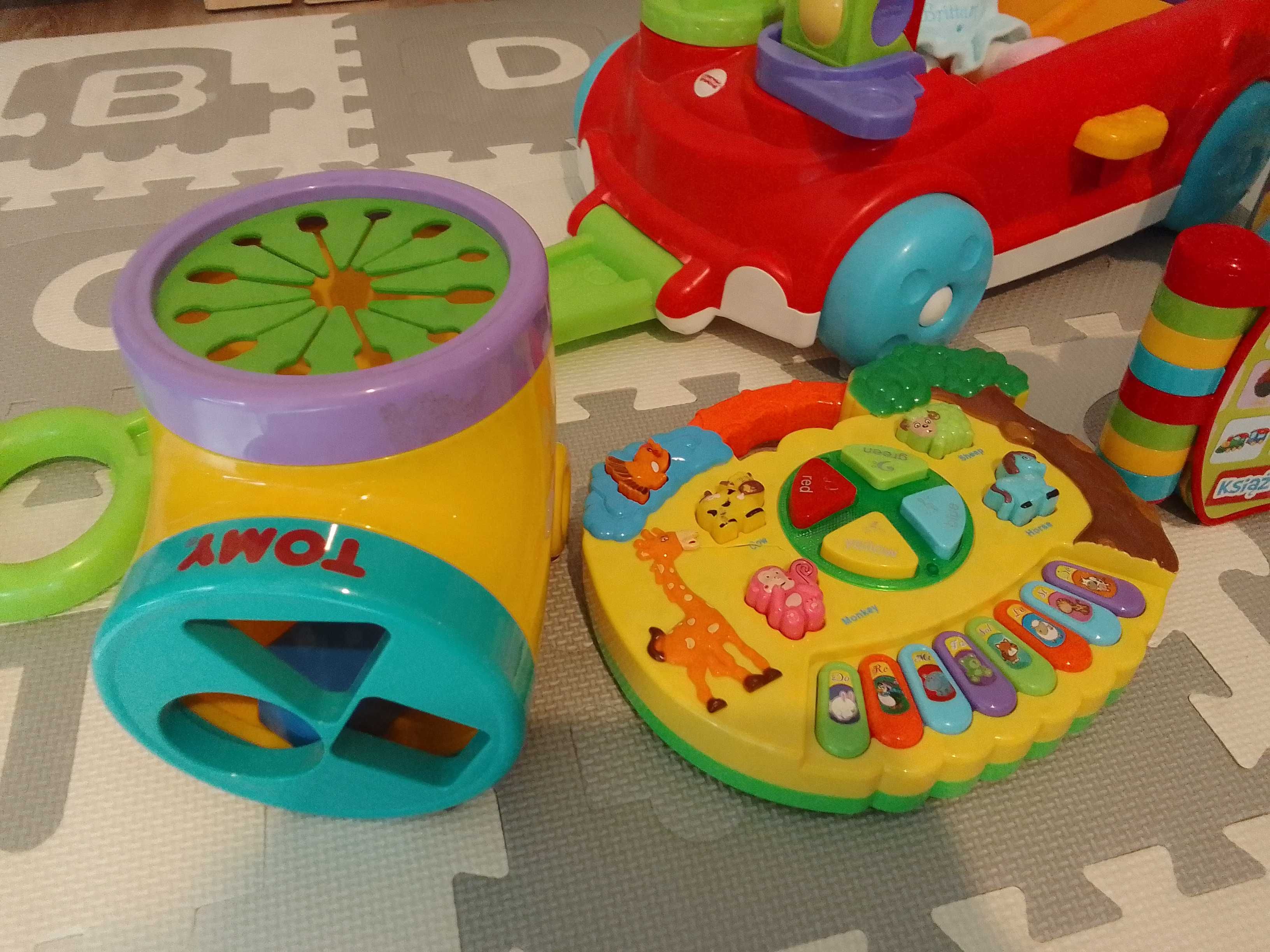 Zestaw zabawek fisher price + inne +gratisy