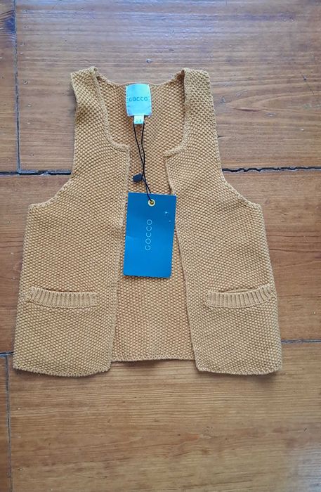 Colete malha mostrada Gocco 3 anos