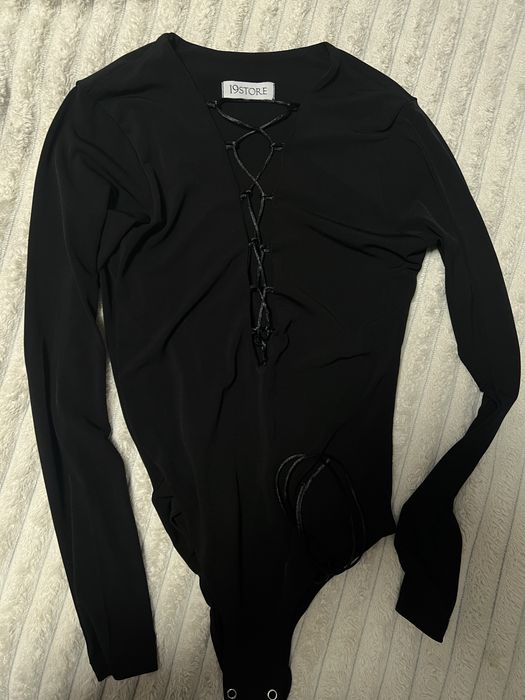 Боді жіноче чорне