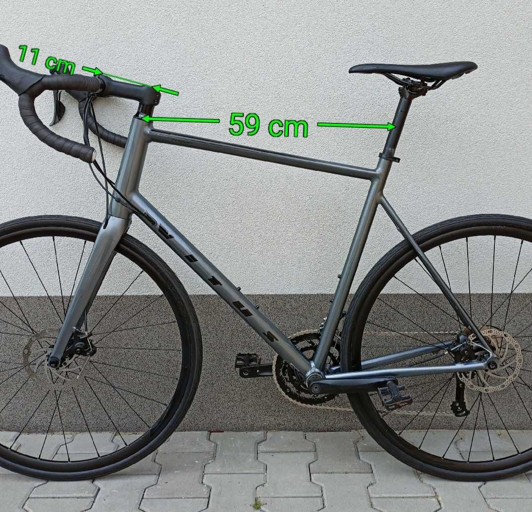 SZOSAl Road plus VITUS RAZOR XXL R 59 CLARIS DISC sztywne osie