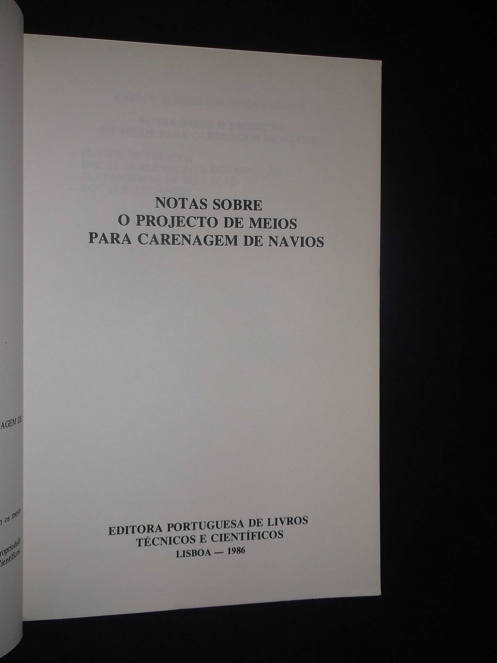 Saraiva (Carlos Ribeiro Caldeira); Projecto para Carenagem Navios