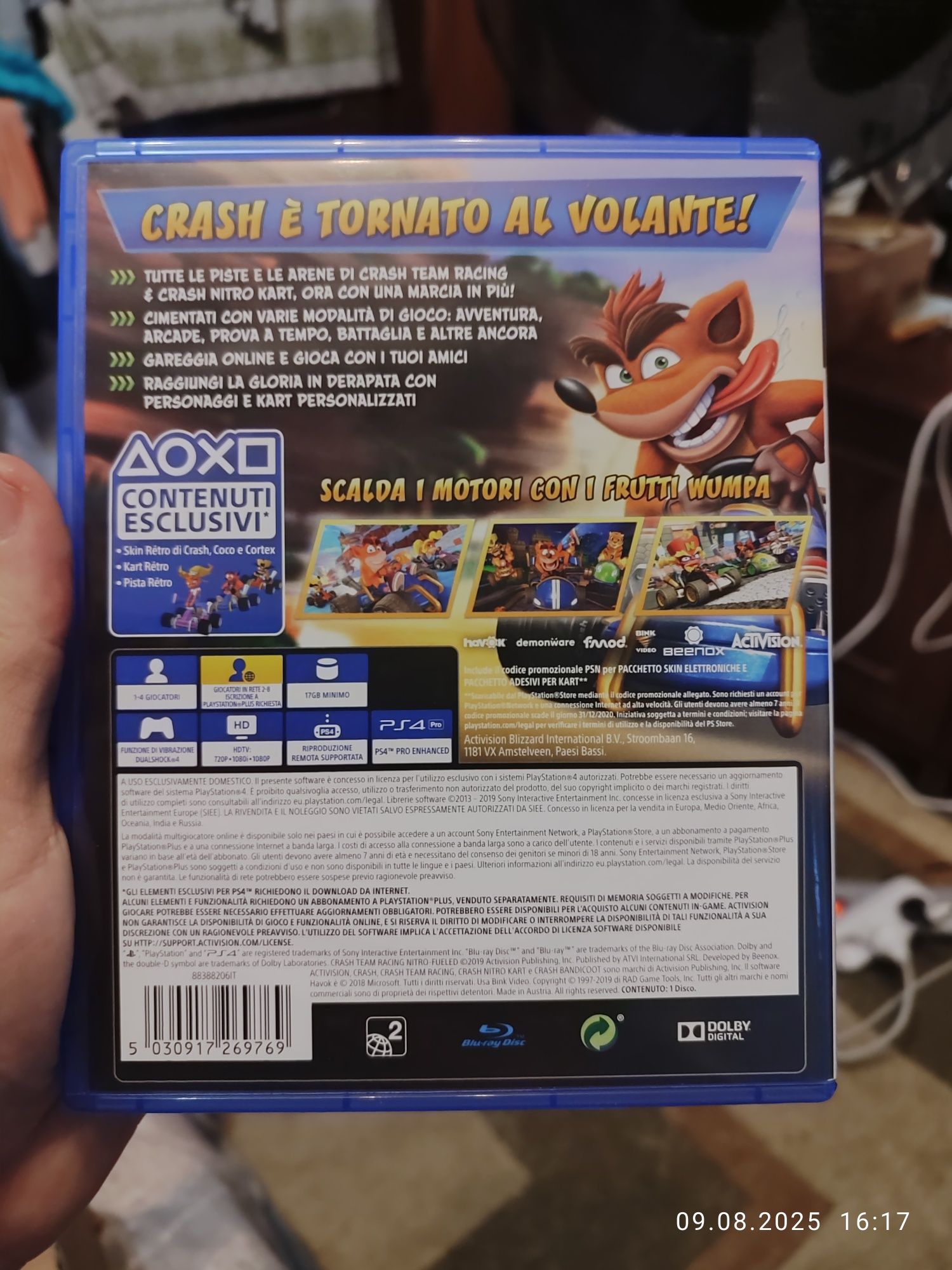 Crash time rising CTR NIRTO fueled ps4