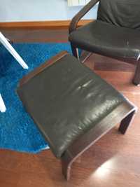 Cadeira Ikea em pele