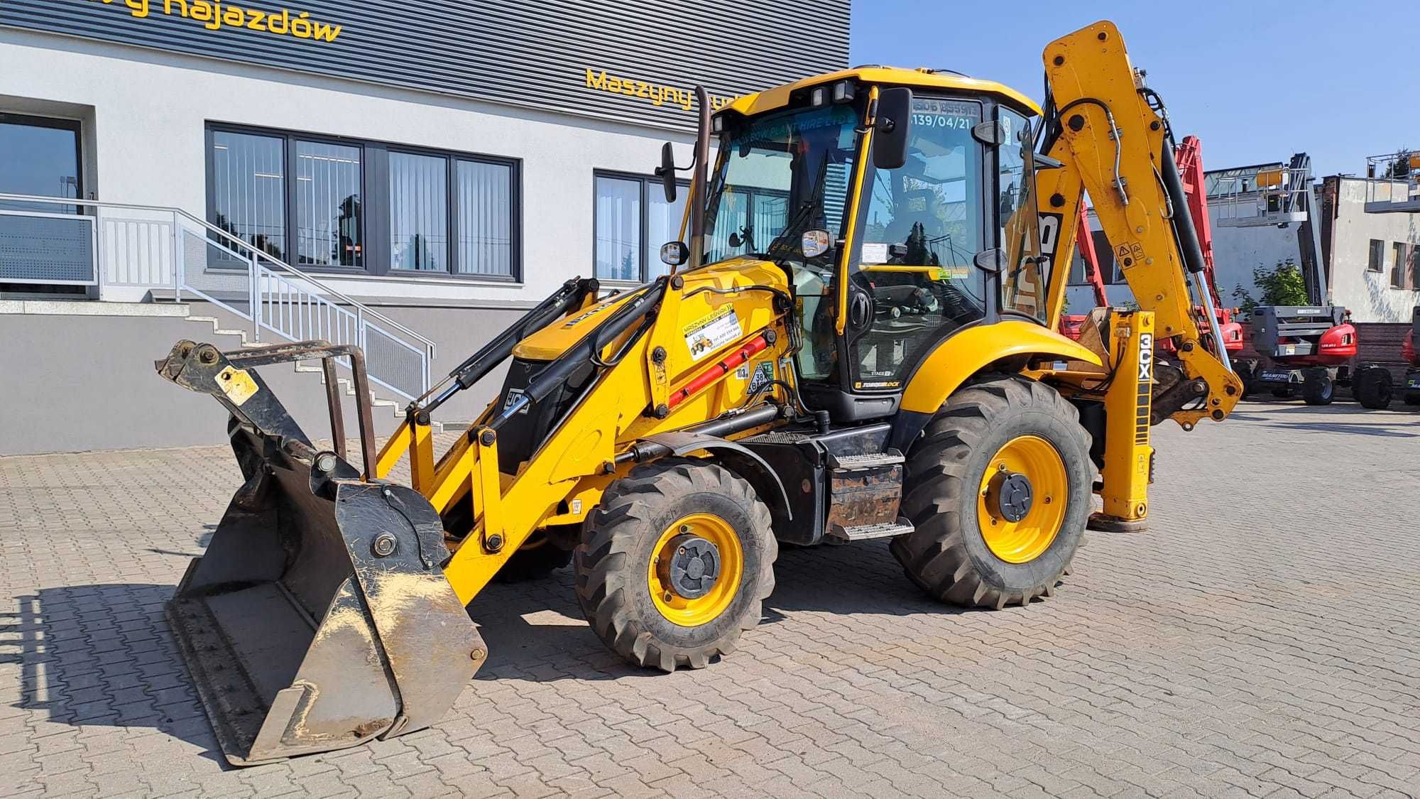 Usługi-Wynajem ładowarka teleskopowa, koparko-ładowarka JCB Dieci