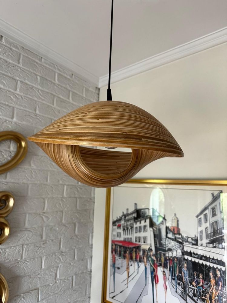 Lampa Bamboo Elle lampa bambusowa